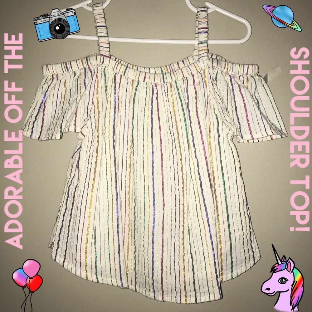 ❣️SALE! Perfect Worn Once Off the Shoulder Top 💞